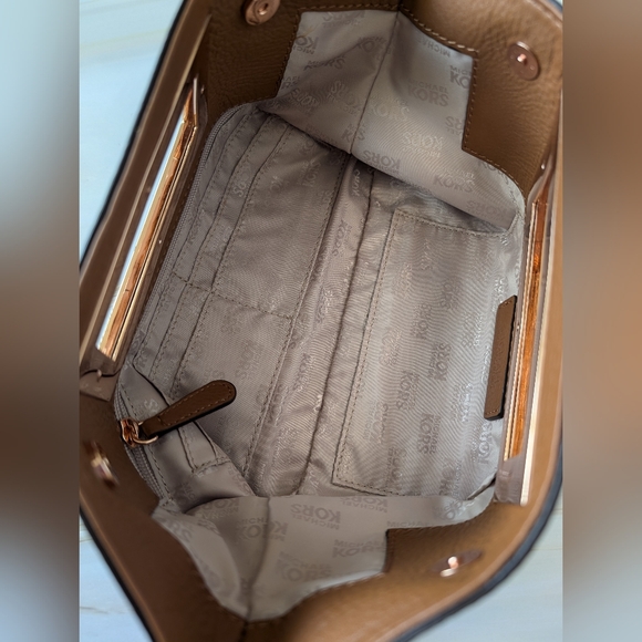 Michael Kors Leather Clutch Handbag - Picture 5 of 9